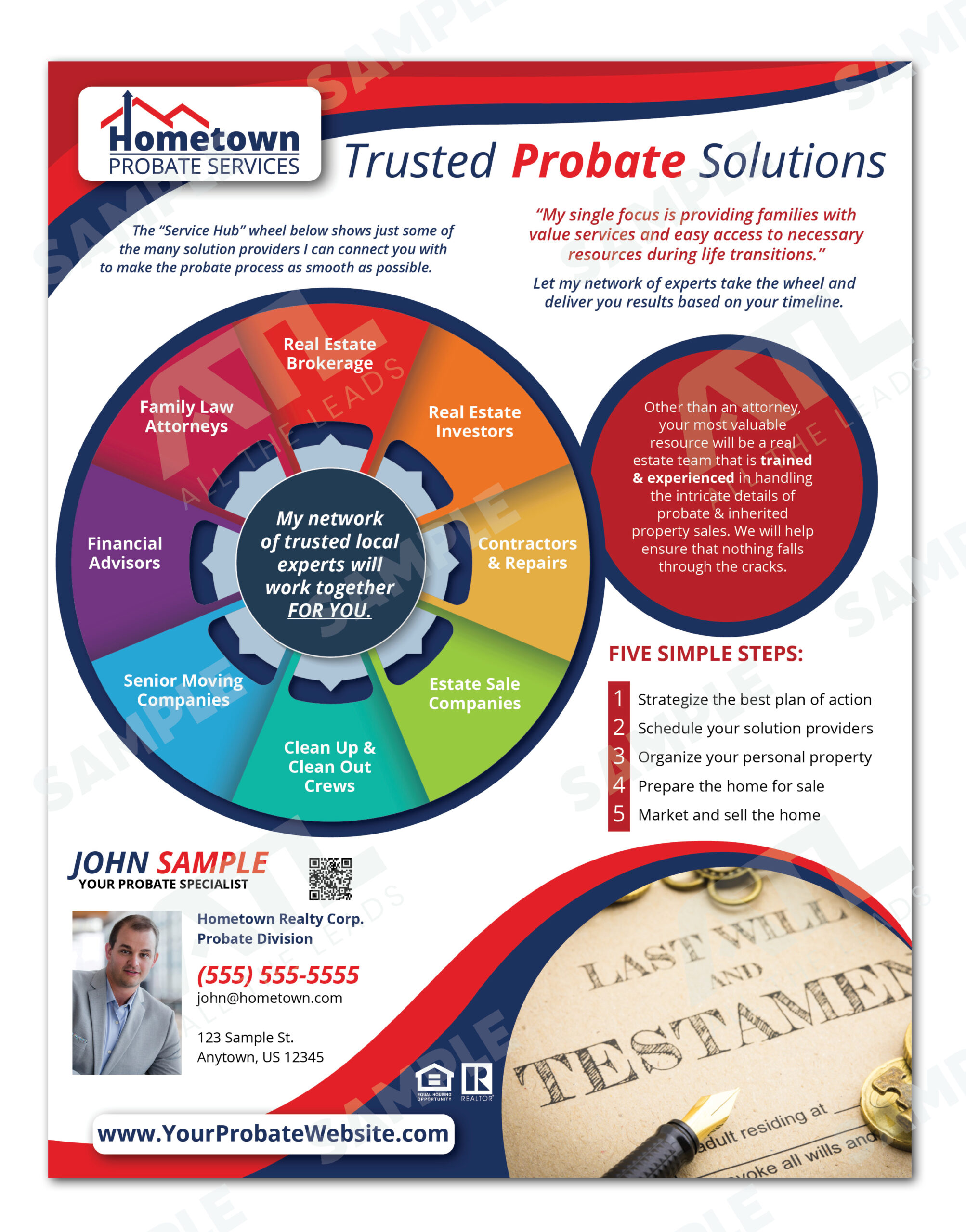 Service Hub Flyer Design